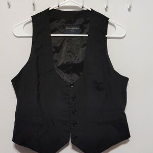 Women Banana Republic casual black Vest Size 10 petite